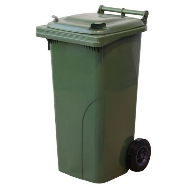 KONTEJNER - ZABOJNIK EKO LUX SMETNJAK 120 L PVC ZELEN ZABOJNIK+KOLO+OS