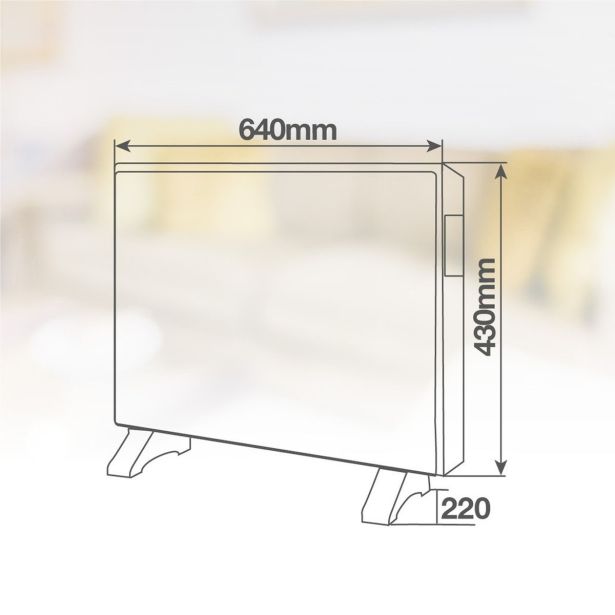 KONVEKTOR GSC ZANTHUS PAMETNI 1500W