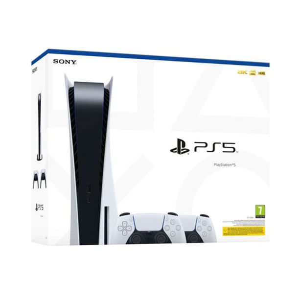 KONZOLA PS SONY PS5 C ŠASIJA + PS5 DUALSENSE BELA
