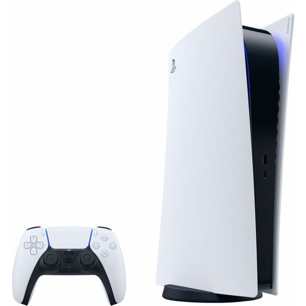 KONZOLA PS SONY PS5 DIGITAL C ŠASIJA + PS5 DUALSENSE BELA