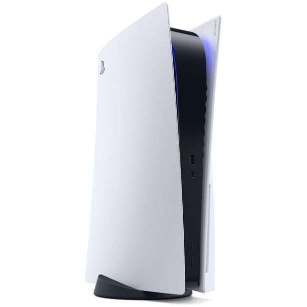 KONZOLA PS SONY PS5 DIGITAL C ŠASIJA + PS5 DUALSENSE BELA