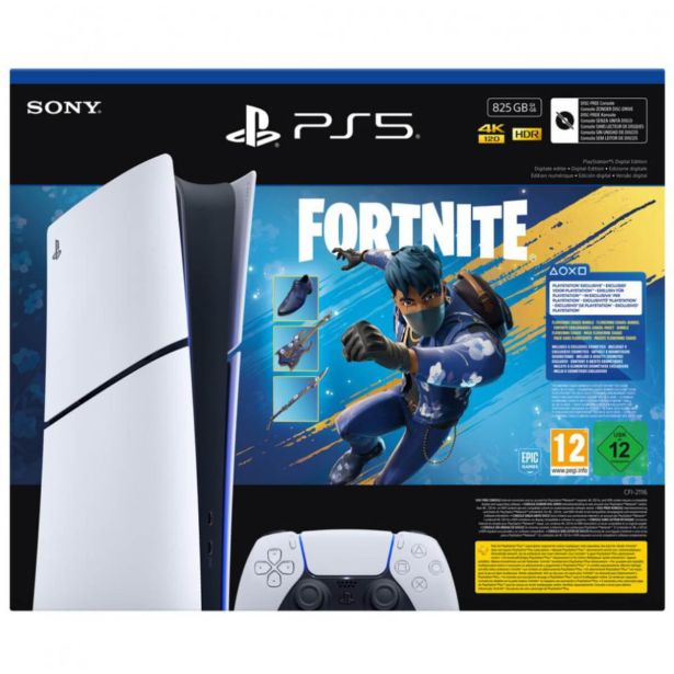 KONZOLA PS SONY PS5 DIGITAL E CHASSIS+ FORTNITE FLOWERING CHAOS