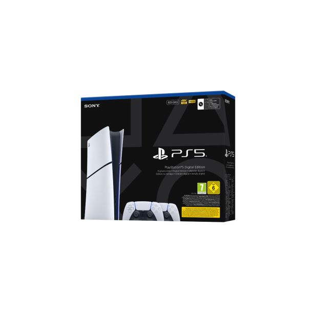 KONZOLA PS SONY PS5 DIGITAL E CHASSIS + PS5 DUALSENSE WHITE