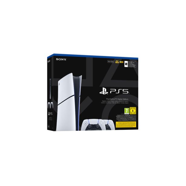 KONZOLA PS SONY PS5 DIGITAL E CHASSIS + PS5 DUALSENSE WHITE