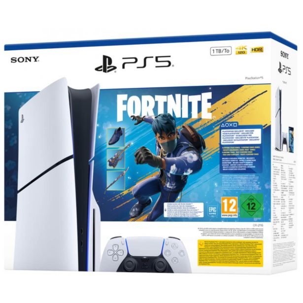 KONZOLA PS SONY PS5 E CHASSIS + FORTNITE FLOWERING CHAOS VCH