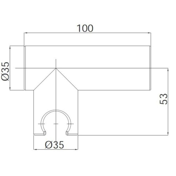 KONZOLA UNITAS ZGLOBNO KROMIRANO PURE 12152