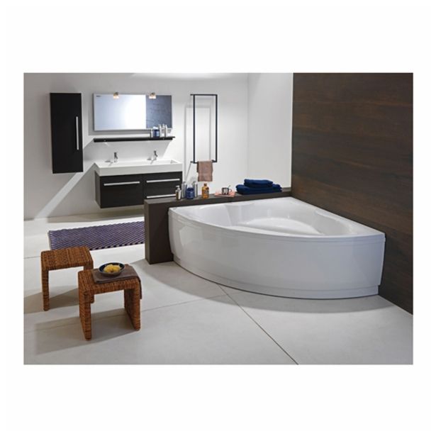 KOPALNA KAD KOTNA KOLPA SAN ALBA 150X150 BELA KOTNA ZA VGRADNJO