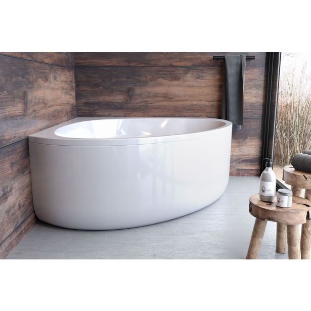 KOPALNA KAD KOTNA KOLPA SAN DOLORES 130X130 BELA ZA VZIDAVO