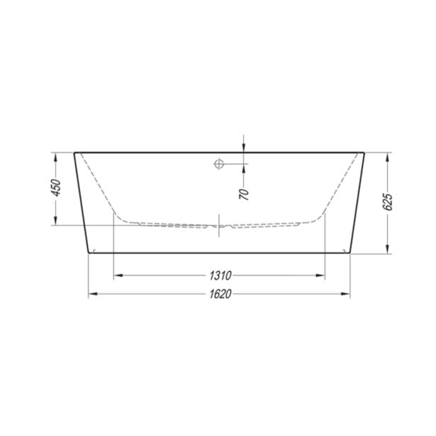 KOPALNA KAD KOTNA KOLPA SAN DREAM-SP 180X80/O WHITE S PRELIVNO GARNITURO