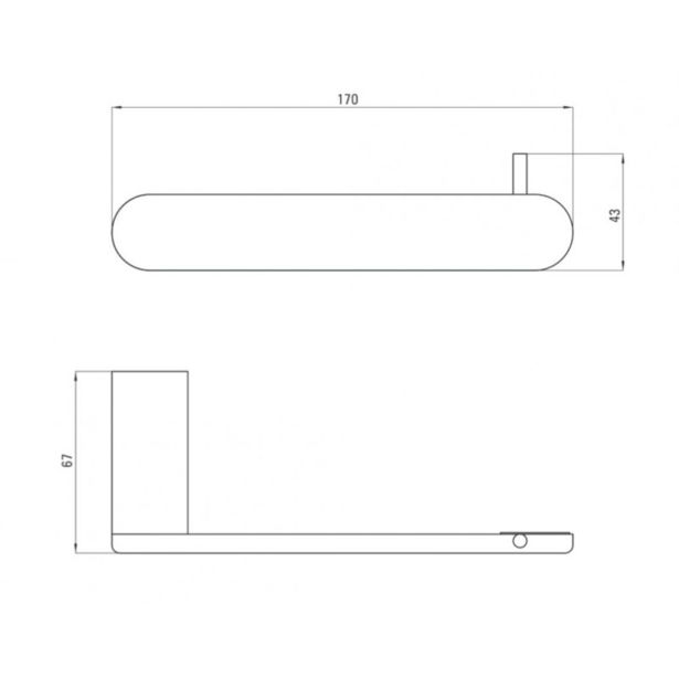 KOPALNIŠKA GALANTERIJA DEANTE DRŽALO ZA WC PAPIR ROUND ADR 0211