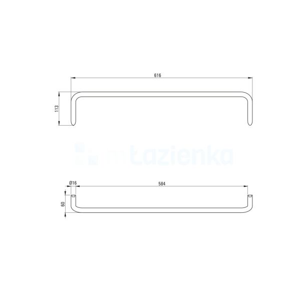 KOPALNIŠKA GALANTERIJA DEANTE OBEŠALNIK ZA BRISAČE SILIA ADI N621