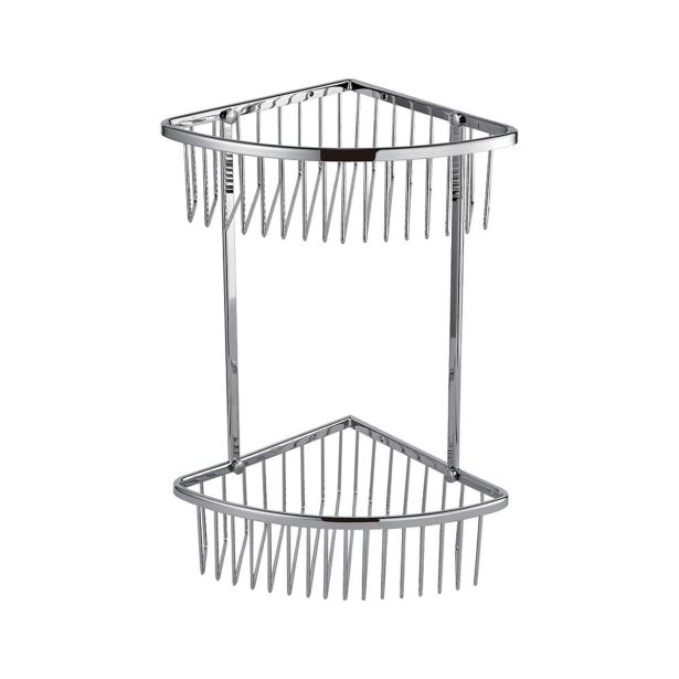 KOPALNIŠKA GALANTERIJA KOLPA SAN DVOJNA KOTNA KOŠARICA ZA TUŠ KABINO EL-10