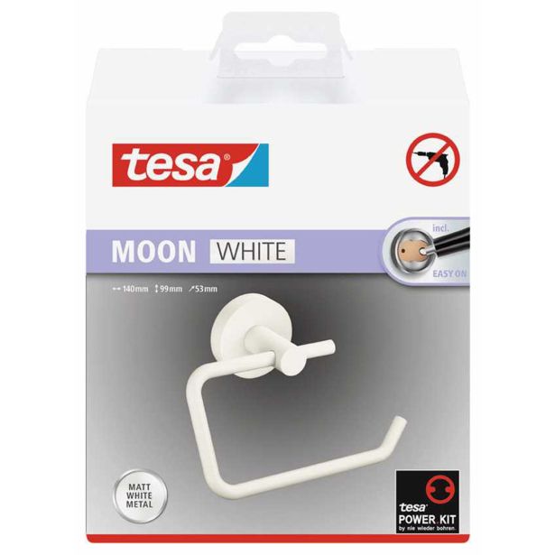 KOPALNIŠKA GALANTERIJA TESA MOON DRŽALO WC PAPIRJA WHITE
