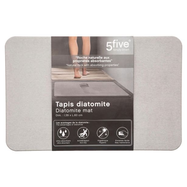 KOPALNIŠKA PREPROGA GEPARD DIATOMIT KAMEN SIVA 39X60
