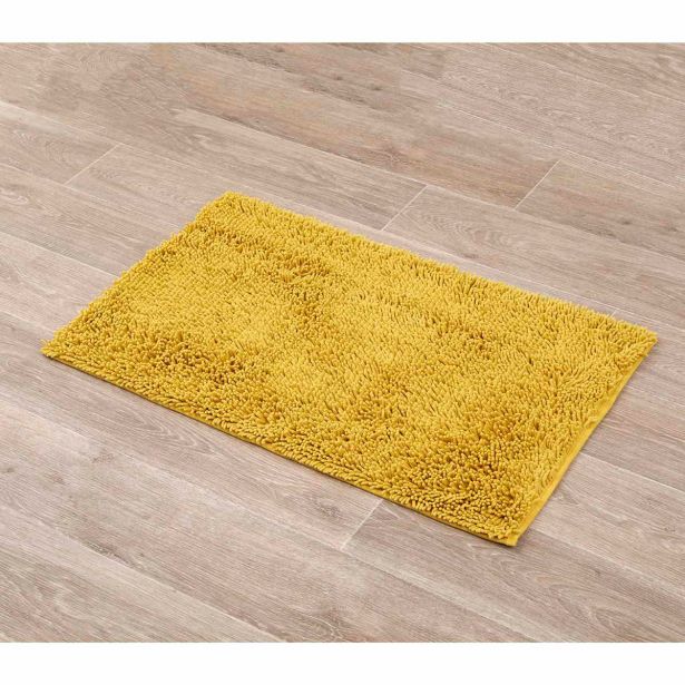 KOPALNIŠKA PREPROGA TENDANCE MICROFIBER 50X80 CM ORANŽNA