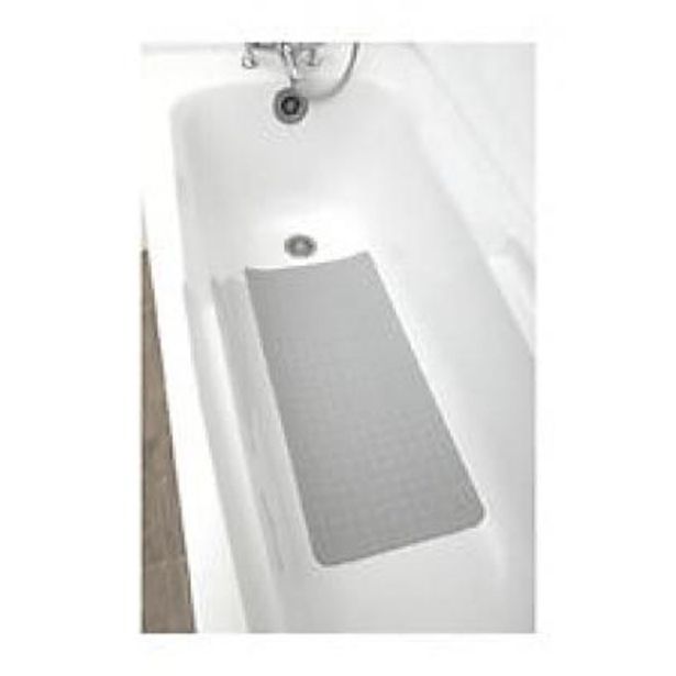 KOPALNIŠKA PREPROGA TENDANCE PODLOGA KAD 34X74 CM SVETLO SIVA GUMA