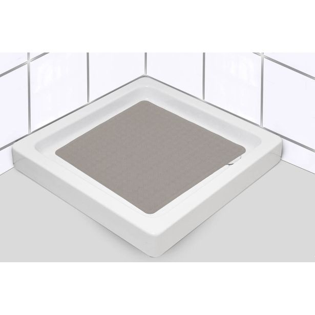 KOPALNIŠKA PREPROGA TENDANCE PODLOGA KAD 53X53 CM TAUPE GUMA