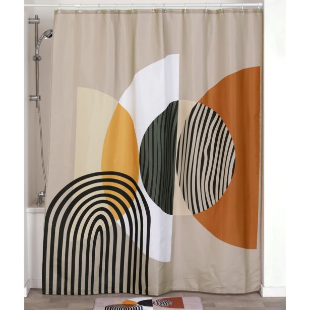 KOPALNIŠKA ZAVESA TENDANCE POLIESTER 180X200 CM TRENDY
