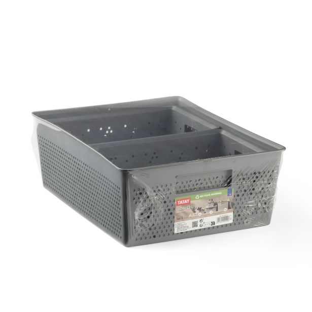 KOPALNIŠKI DODATKI PLASTICOS SET 3 KOŠAR 2X4L + 12L BOHOL ANTRACITNO SIVA