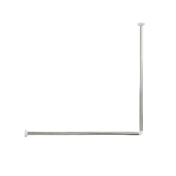 KOPALNIŠKI DODATKI TENDANCE DRŽALO KOTNO ZAVESE ZA KAD 90-90CM INOX