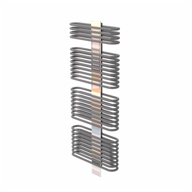 KOPALNIŠKI RADIATOR TREND OVAL LINES 600 X 1374 PLATINUM