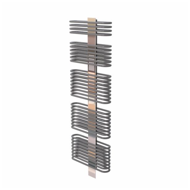KOPALNIŠKI RADIATOR TREND OVAL LINES 600 X 1694 PLATINUM
