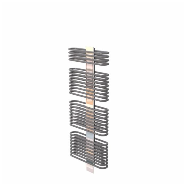 KOPALNIŠKI RADIATOR TREND OVAL LINES 600 X 1374 PLATINUM