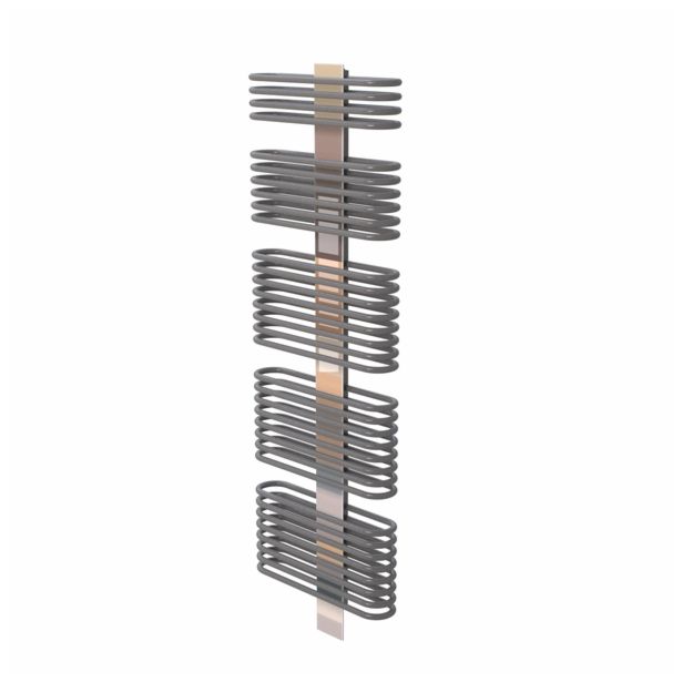 KOPALNIŠKI RADIATOR TREND OVAL LINES 600 X 1694 PLATINUM