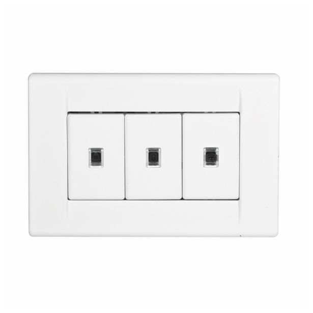 KOPALNIŠKO STIKALO ELEKTROMATERIAL KOPALNIŠKI SET 3X16A BELI, DVOPOLNI