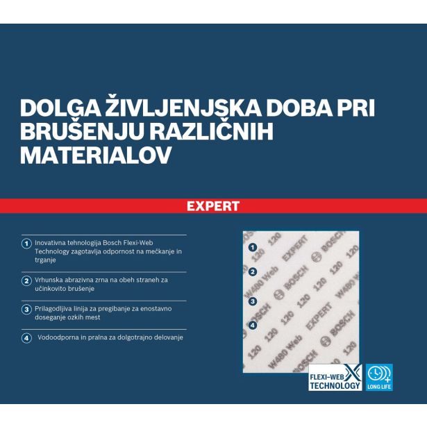 KOPRENA BOSCH 115 X 140 MM. G180