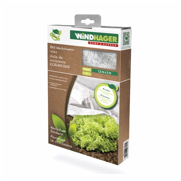 VRTNA FOLIJA WINDHAGER KOPRENA ECO 5X1.5M BELA