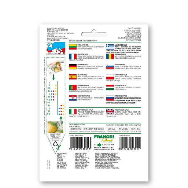 KORENOVKA FRANCHI SEMENTI PODZEMNA KOLERABA NAVONE VXO 31/3