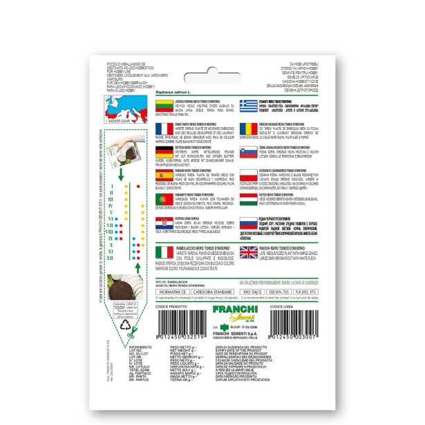 KORENOVKA FRANCHI SEMENTI REDKEV NERO T.INVERNO VXO 114/2