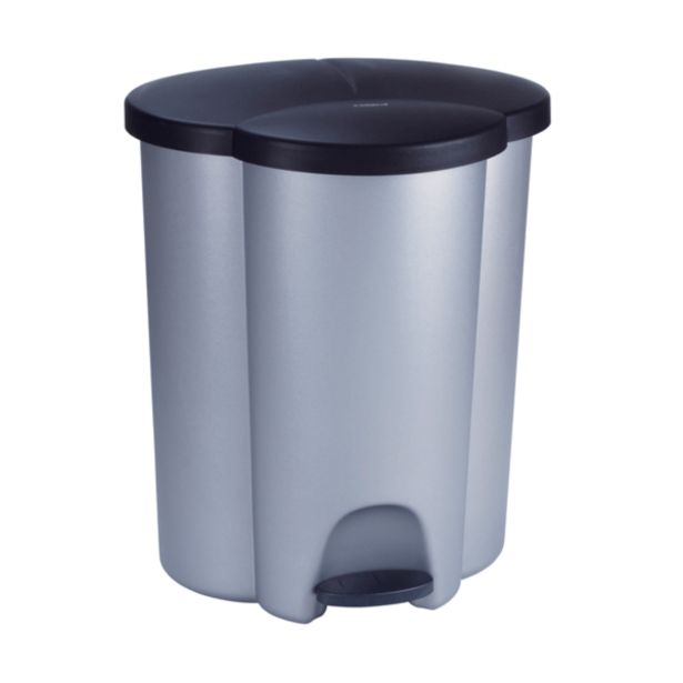 KOŠ ZA LOČEVANJE ODPADKOV CURVER TROJNA SREBRNO/ANTRACIT 47.8X39.4X59.2 CM