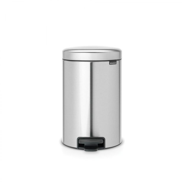 KOŠ ZA SMETI BRABANTIA NEWICON S PEDALKO 12 L, KOVINSKI