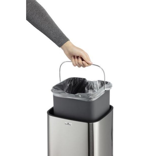 KOŠ ZA SMETI DURABLE S SENZORJEM KOVINSKI 12L