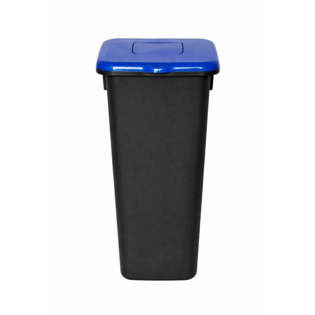KOŠ ZA SMETI PLA ČRN 20L MODER POKROV
