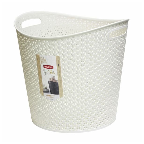 KOŠARA CURVER KOŠARA ZA PERILO RATAN, 30L, BELA