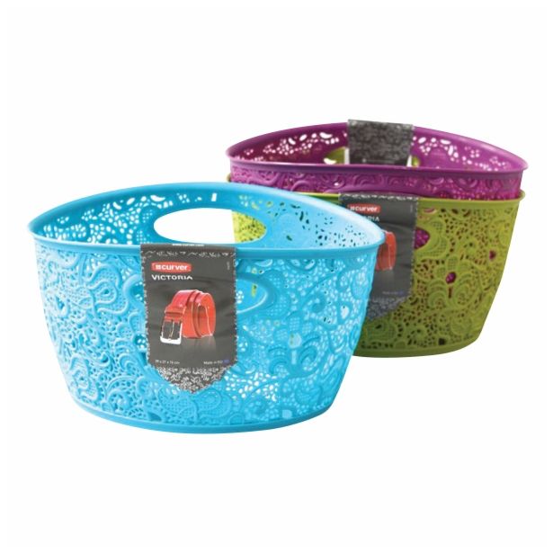 KOŠARA ZA SHRANJEVANJE CURVER KOŠARICA VICTORIA SORTIRANE BARVE