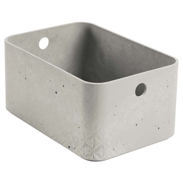 KOŠARA CURVER ZA SHRANJEVANJE, BETON, S RECT