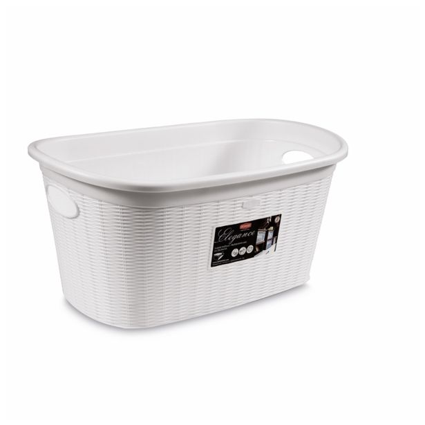 KOŠARA STEFANPLAST 58X38X28 CM 35L BELA