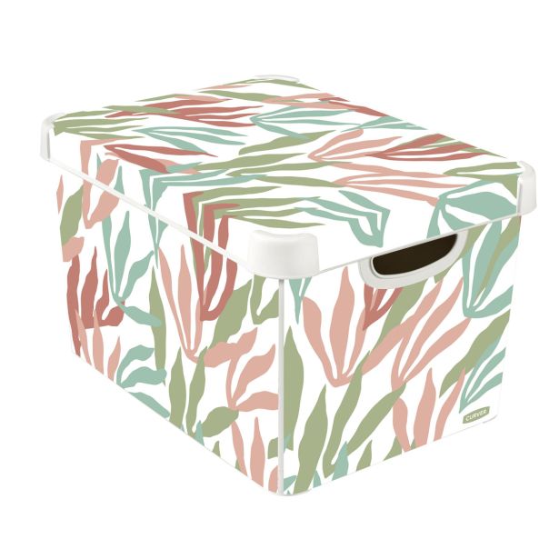 KOŠARA ZA SHRANJEVANJE CURVER STOCKHOLM L, LISTI DECO BOX