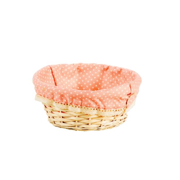POMLADNA DEKORACIJA GLOSSTYLE KOŠARICA 20 CM ROZA
