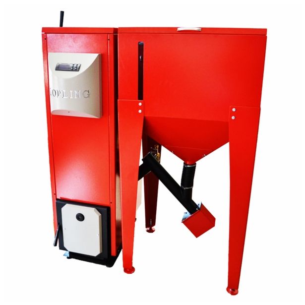 KOTEL NA TRDA GORIVA TOPLING BT N 25 KW NA PELETE, DESNA