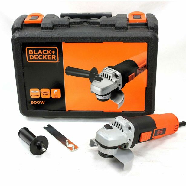 KOTNI BRUSILNIK BLACK & DECKER 900 W 125 MM