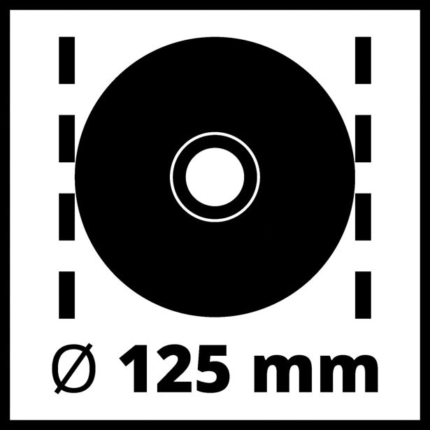 EINHELL KOTNI BRUSILNIK TE-AG 125 CE KIT