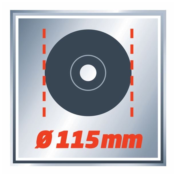 KOTNI BRUSILNIK EINHELL TC-AG 115 500 W, 115 MM