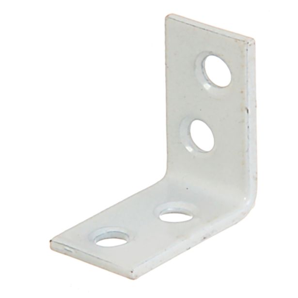 KOTNIK ALBERTS 40X40X15 MM BELE BARVE ZA STOLE