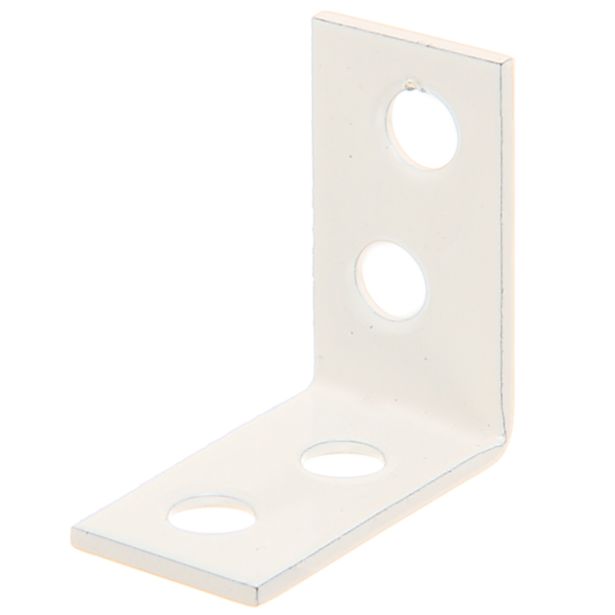 KOTNIK ALBERTS 60X60X16 MM BELE BARVE ZA STOLE