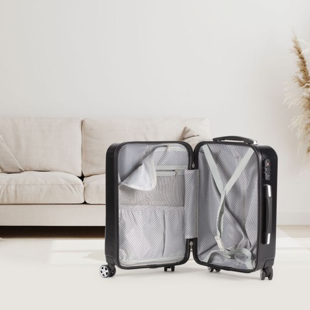 KOVČEK CARBON SERIES,40L,ČR